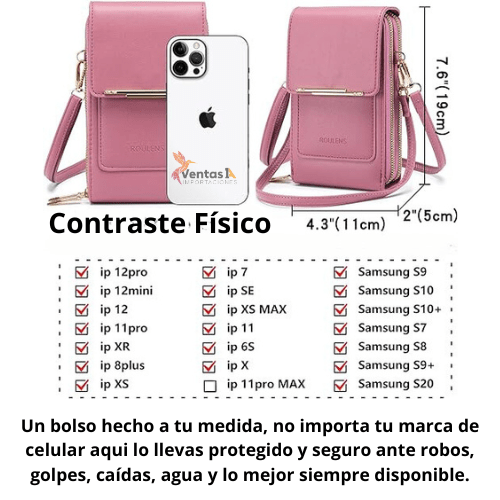Bolso Billetera Porta Celular