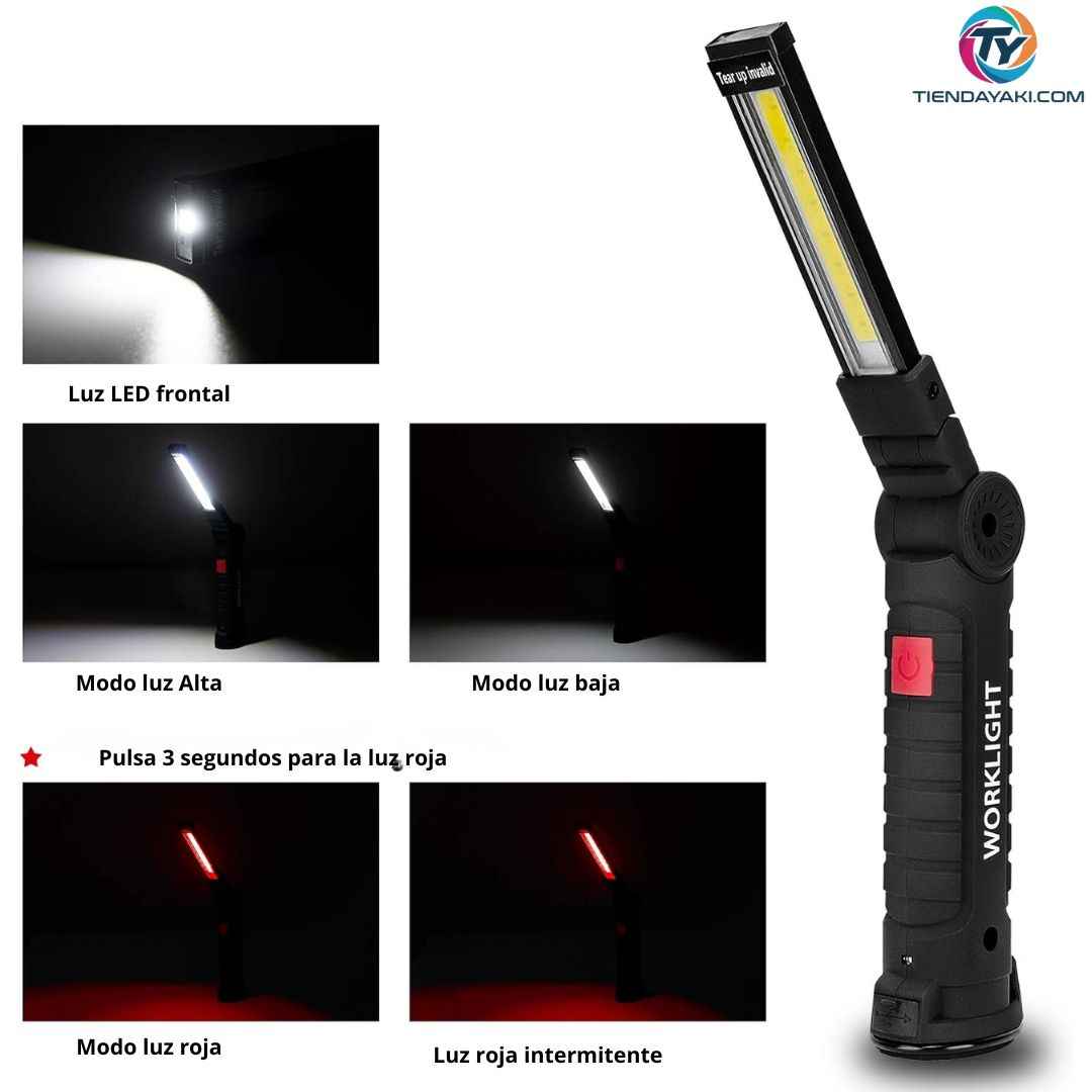 Linterna Magnética COB 360°, La Herramienta que le Faltaba a tu Taller