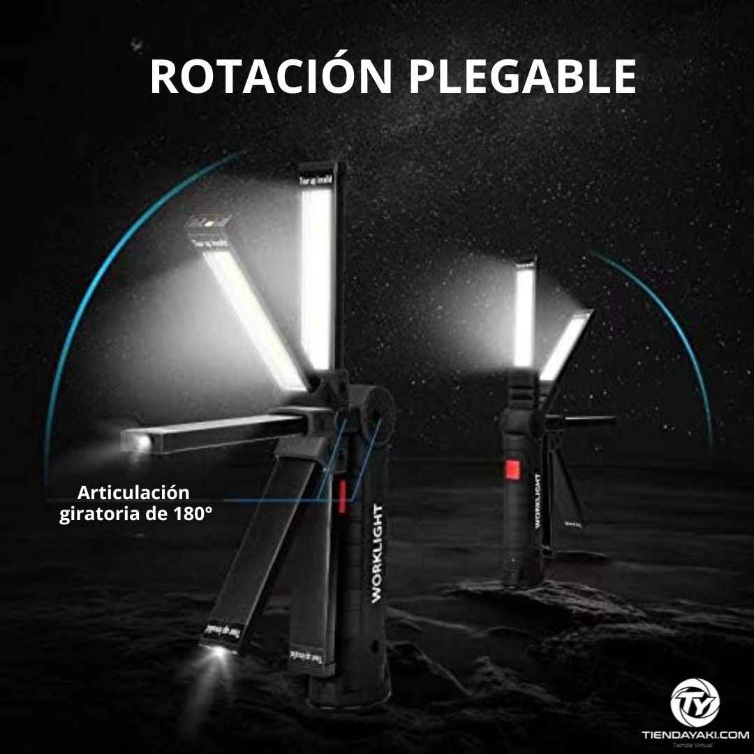 Linterna Magnética COB 360°, La Herramienta que le Faltaba a tu Taller