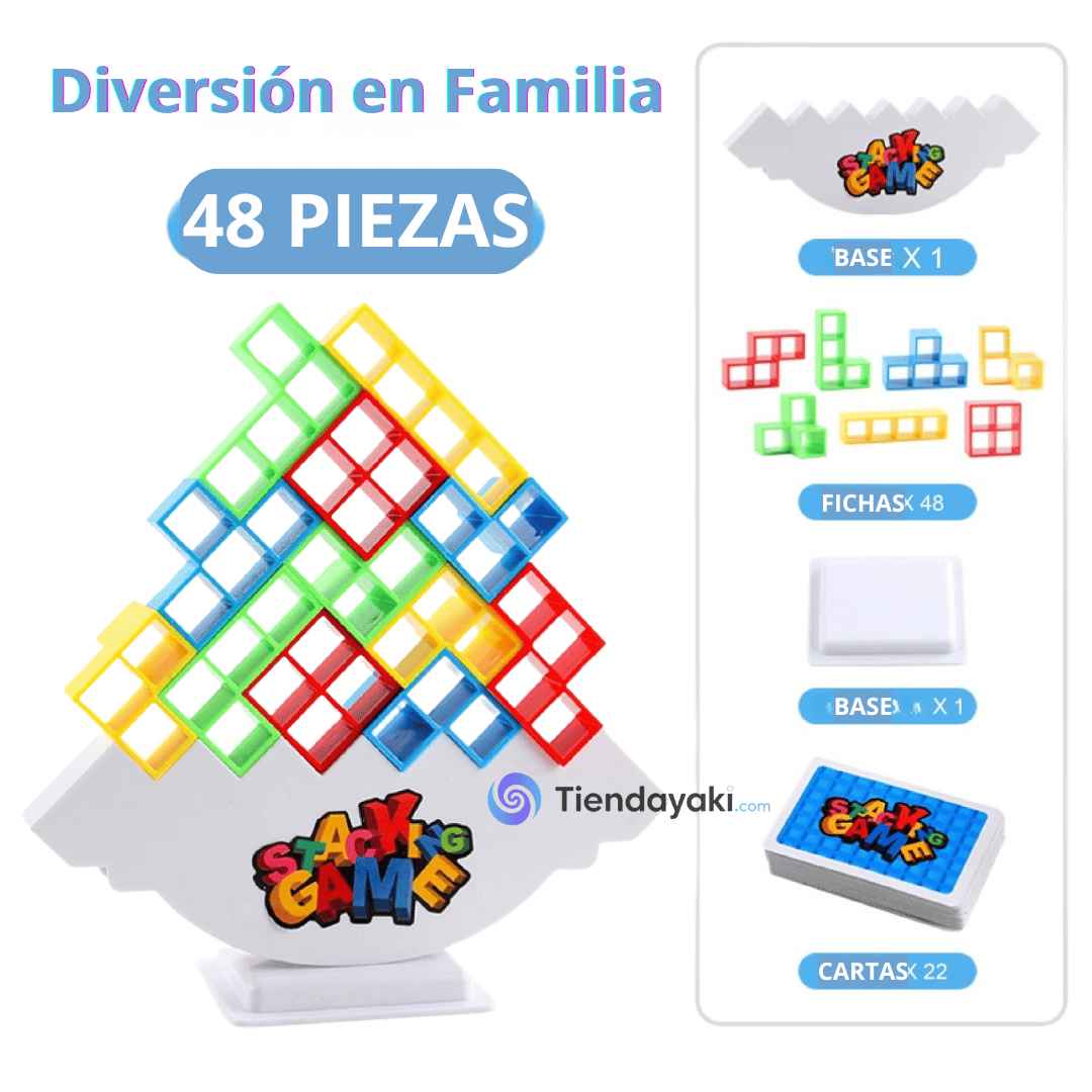 Tetris 3D x 48 FICHAS + OBSEQUIO 🎁