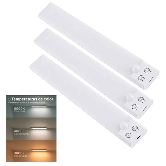 Luz LED con Sensor de Apagado PAGA 1 LLEVA 2 + Regalo🎁