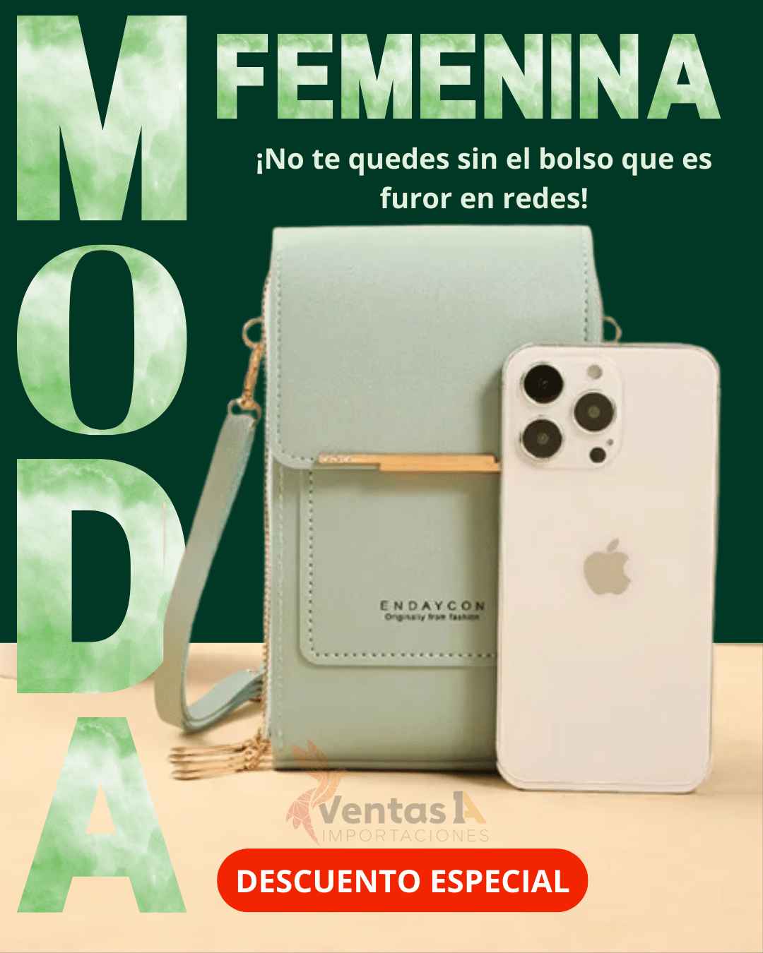 Bolso Billetera Porta Celular